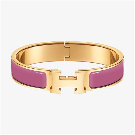 purple hermes bracelet|hermes clic h price.